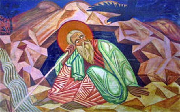 Image - Mykhailo Boichuk: Prophet Elijah (1913). 